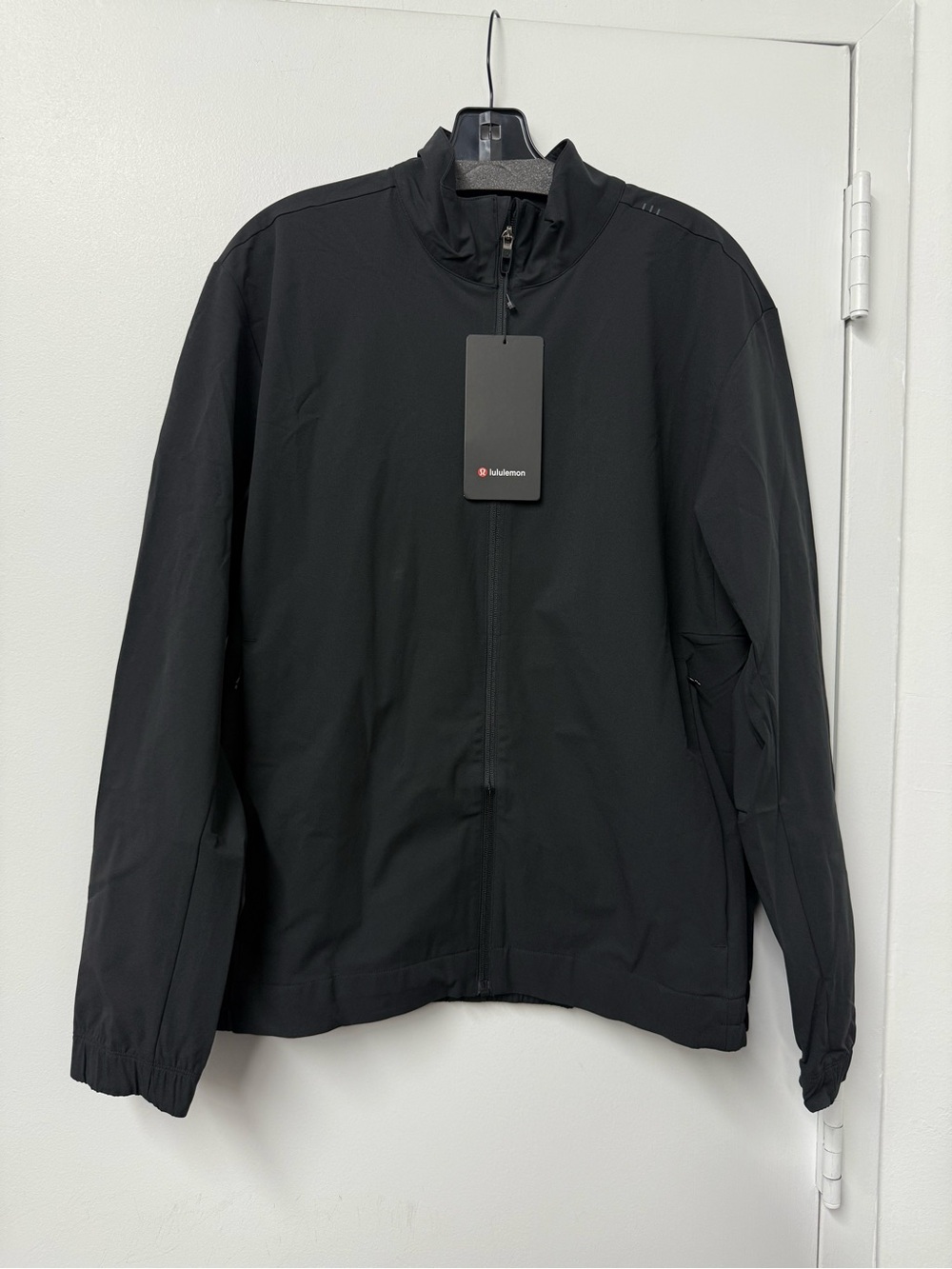 LuluLemon Men’s Zeroed In Track Jacket in Black